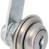 DISC TUMBLER CAM LOCK 5/8" CHROME KEYED ALIKE