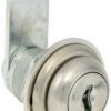 DISC TUMBLER CAM LOCK 7/8" CHROME KEYED ALIKE