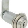 DISC TUMBLER CAM LOCK 1-3/8" CHROME KEYED ALIKE