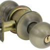 2010 SERIES STOREROOM KNOBSET 2-3/8" BACKSET BALL KNOB SC1 ANTIQUE BRASS