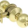 US LOCK 2010 SERIES PRIVACY LOCKSET 2-3/8" BACKSET BALL KNOB BRASS