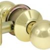 US LOCK 2010 SERIES PASSAGE LOCKSET 2-3/8" BACKSET BALL KNOB BRASS