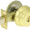 N1680 SERIES DEADBOLT SGL CYL 2-3/8" STAND BS SC1 BRASS