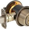 BC500 SINGLE CYLINDER DEADBOLT ADJ BS SC1 ANT BRASS