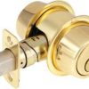 BC500 SERS DOUBLE CYLINDER DEADBOLT ADJ BS SC1 BRASS